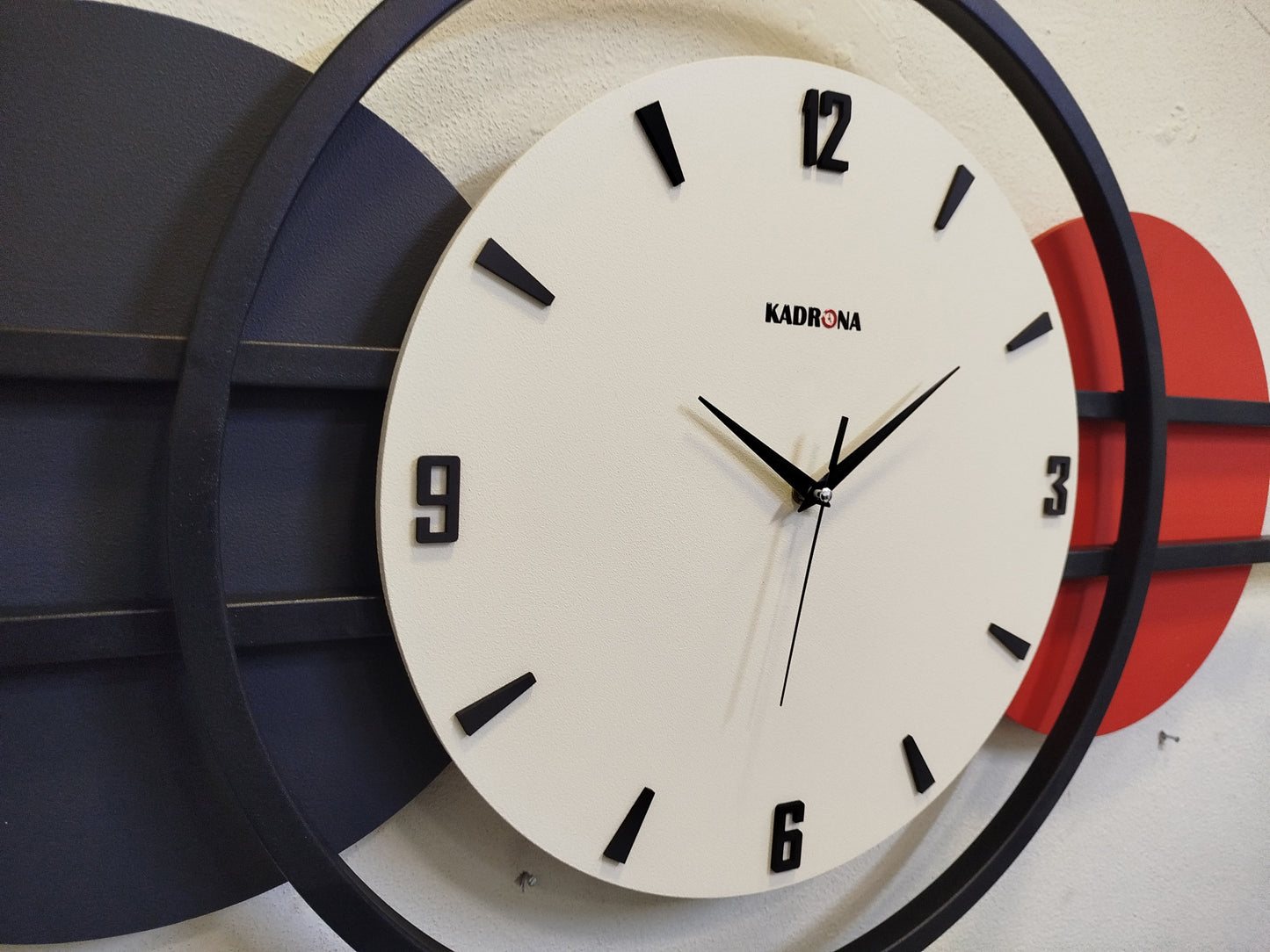 Horizon Ahşap Metal Duvar Saati